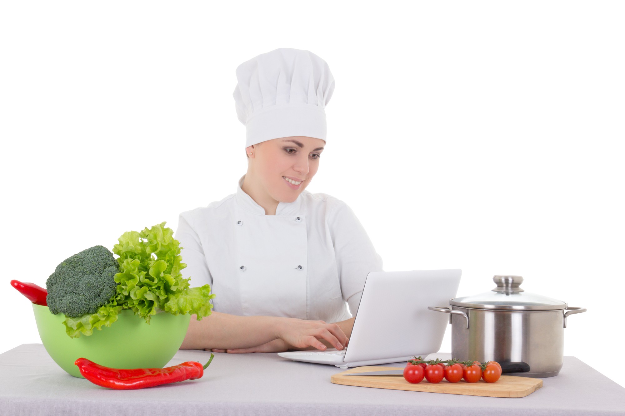 Lezione di cucina online con chef